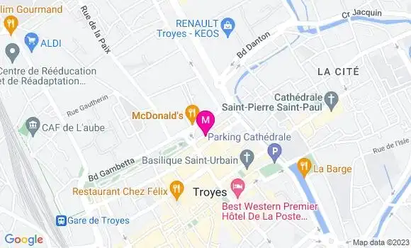 Localisation Restaurant  Falafel Beyrouth