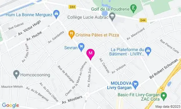 Localisation Restaurant  Le Cosy
