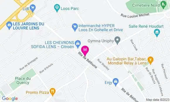 Localisation Restaurant  Royal Pizza