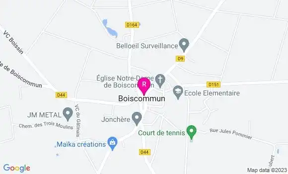 Localisation Pizzeria Hop