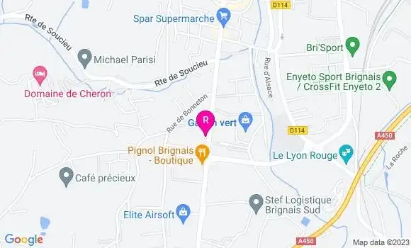 Localisation Pizzeria Pizza et Cie