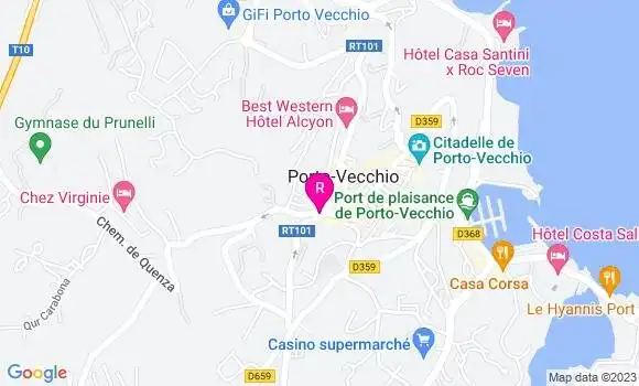 Localisation Pizzeria Basilic