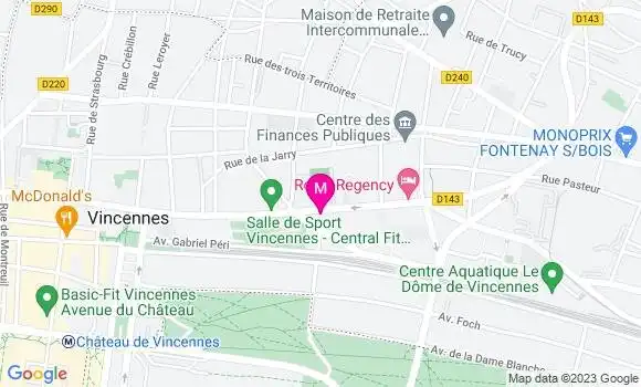 Localisation Poke Bowl Playa Vincennes