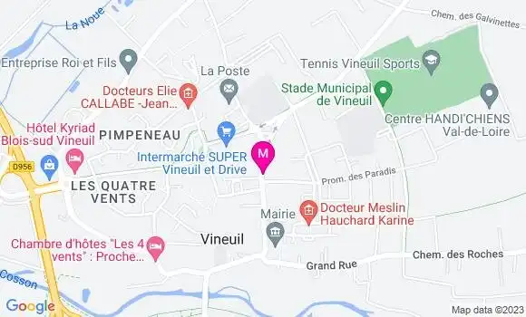 Localisation Restaurant  O
