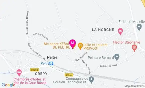 Localisation Kebab Mc Doner
