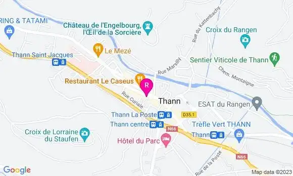 Localisation Restaurant  Allo Pizza Thann