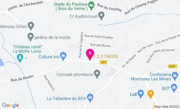 Localisation Kebab 1 2 3 Tacos