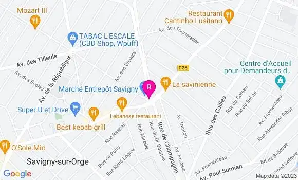 Localisation Restaurant  Resto Pizza