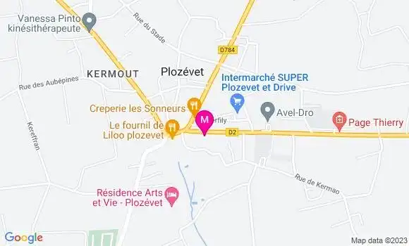 Localisation Efes Kebab