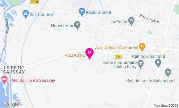 Localisation Restaurant  Pizzas