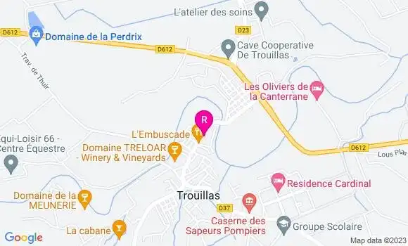 Localisation Restaurant  Le Temple
