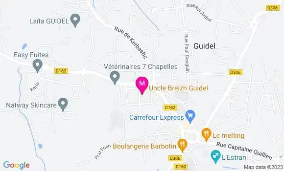 Localisation Restaurant  Uncle Breizh