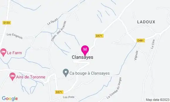 Localisation Le Bistrot des Malinco