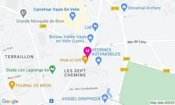 Localisation Restaurant  Le 7ème Chemin