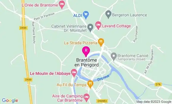 Localisation Restaurant  La Mandoline