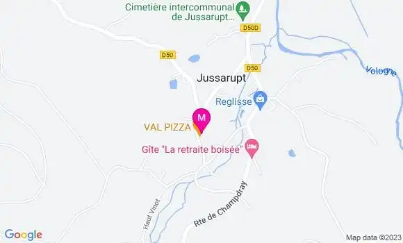 Localisation Restaurant  Val Pizza