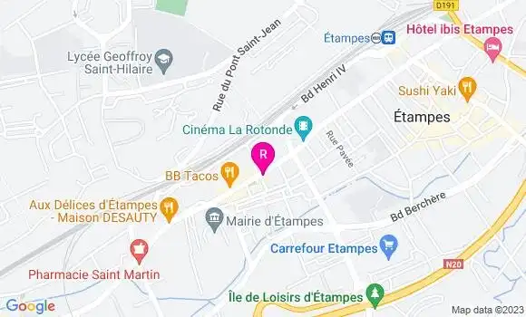 Localisation Restaurant  L