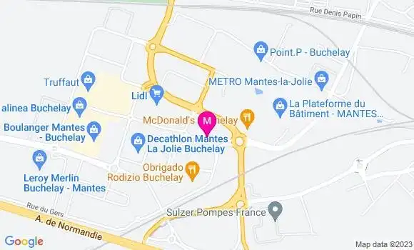 Localisation Restaurant  Big M