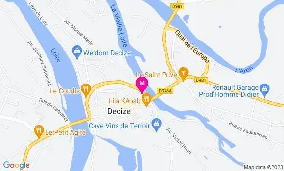 Localisation Restaurant  Allo Pizza
