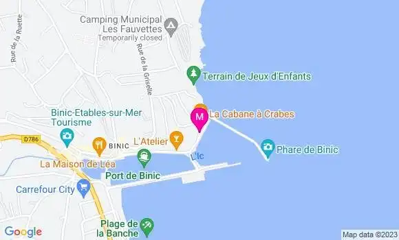 Localisation Restaurant  La Guitoune