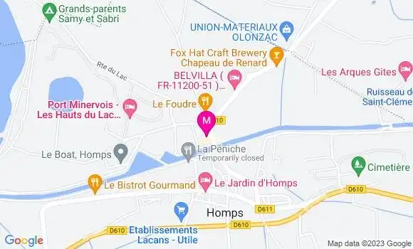 Localisation Café Le Rive Gauche
