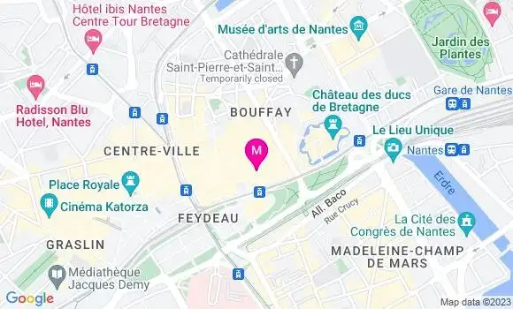Localisation Sandwicherie Le Forty Four