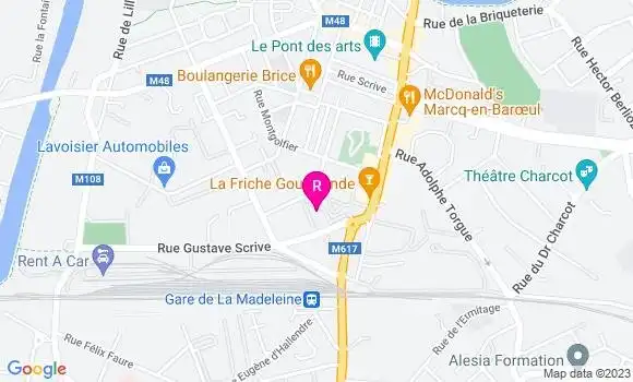 Localisation Restaurant Bar Le Comptoir Volant
