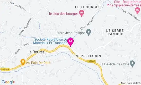 Localisation Restaurant  La Pizza de l