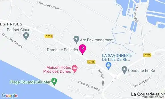 Localisation Restaurant  Rôtisserie Desmarées