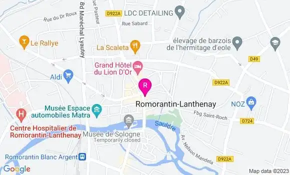 Localisation Pizzeria Domino