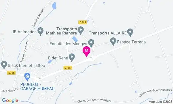 Localisation Pizzeria Chez Ludo