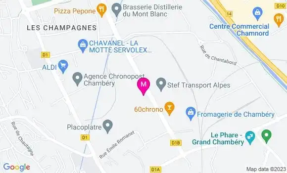 Localisation Restaurant  Les Jardins de l