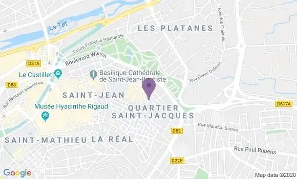 Localisation Restaurant  Le Sud
