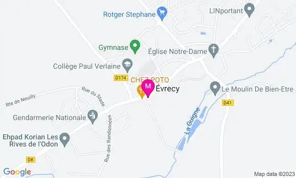 Localisation Restaurant  Chez Poto