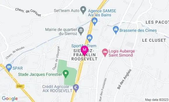 Localisation Pizzeria La Nostra Storia