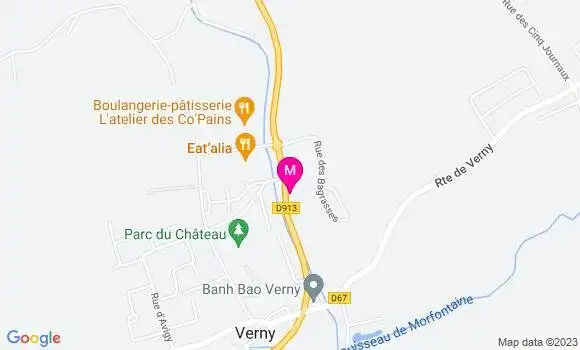 Localisation Verny Kebab