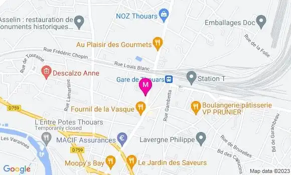 Localisation Kebab Le Bee Bop