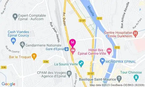 Localisation Restaurant  O