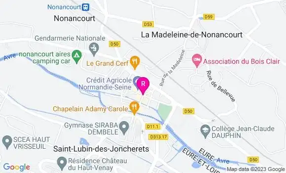 Localisation Restaurant  Traiteur Asiatique Nonancourt