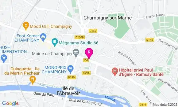 Localisation Restaurant  Chicken Corp