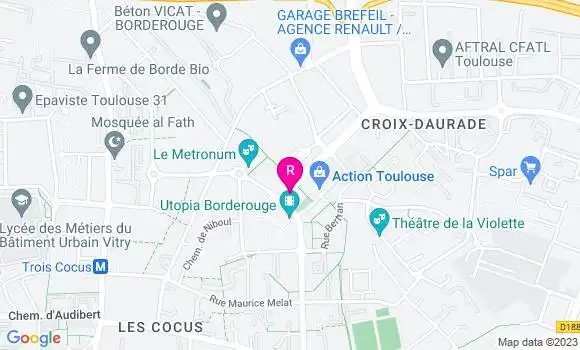 Localisation Fast Food Kfc