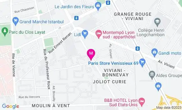 Localisation Restaurant  Chik N Burger