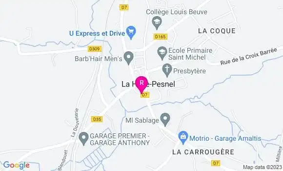 Localisation Restaurant  Lm les Frites