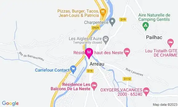 Localisation Pizzeria Le Florida