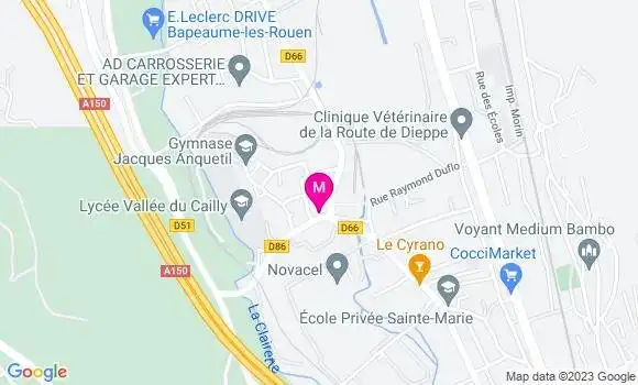 Localisation Kebab du Cailly