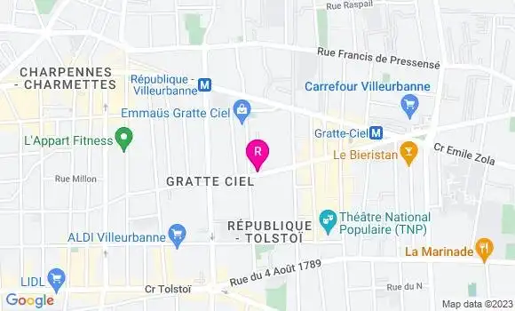 Localisation Restaurant  Super Paulette