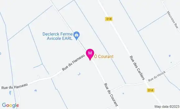 Localisation Restaurant  O Courant