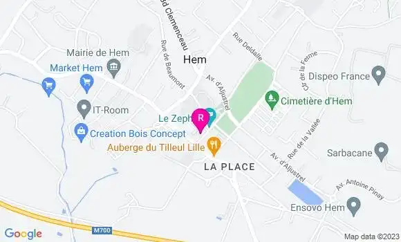 Localisation Restaurant  Maison Coquillette