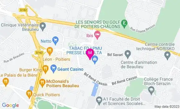 Localisation Food Truck Le Feu d