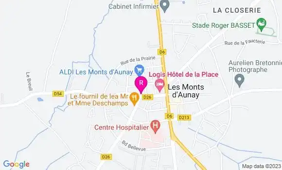 Localisation Pizzeria Family Pizza